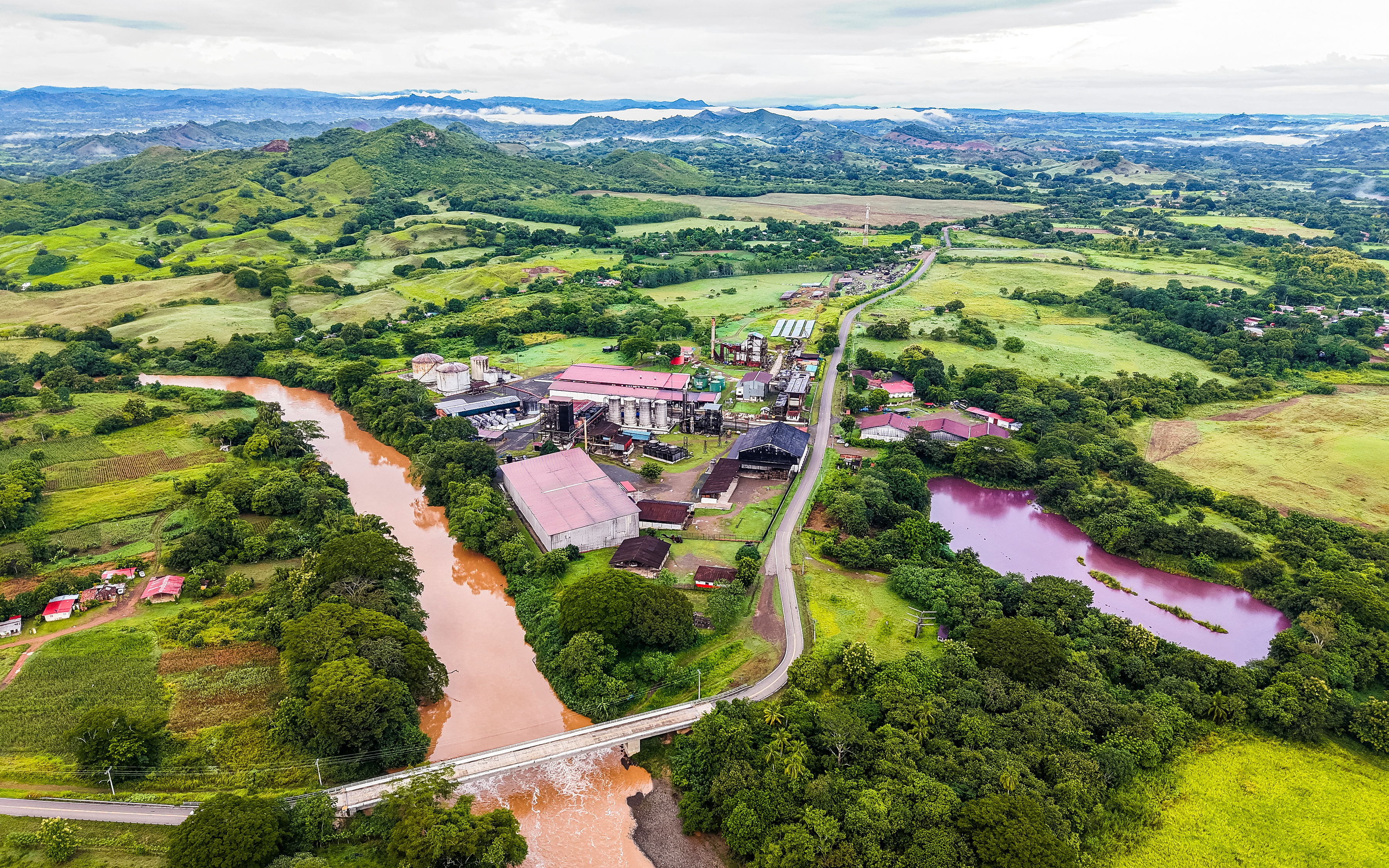 Aerial view Zona Franca Las Cabras